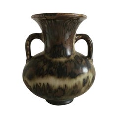 Royal Copenhagen Stoneware Vase with Two Handles No 3220 by Bode Willumsen
