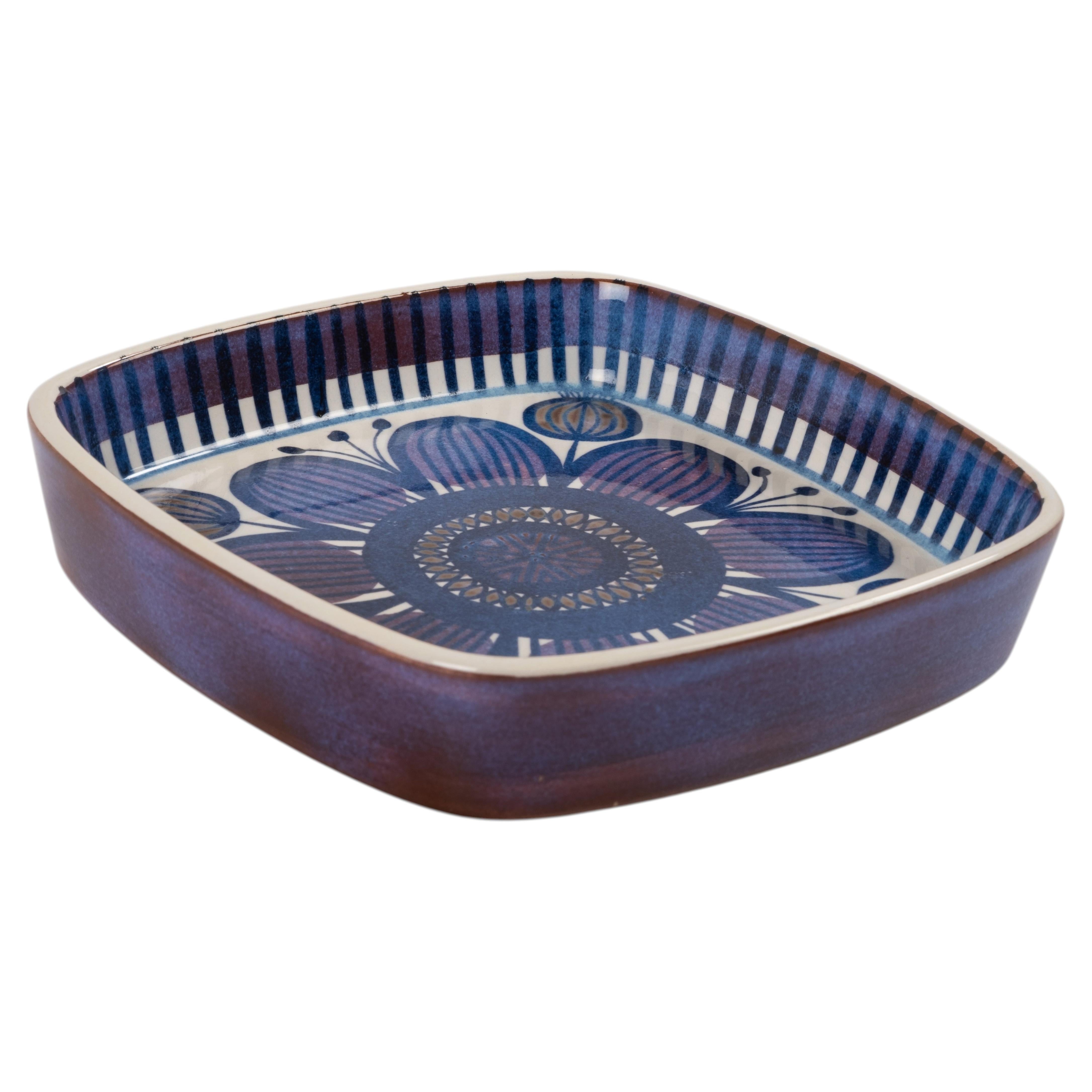 Royal Copenhagen Tenera Faience Bowl by Elisabeth Selschau, Denmark, 1960s