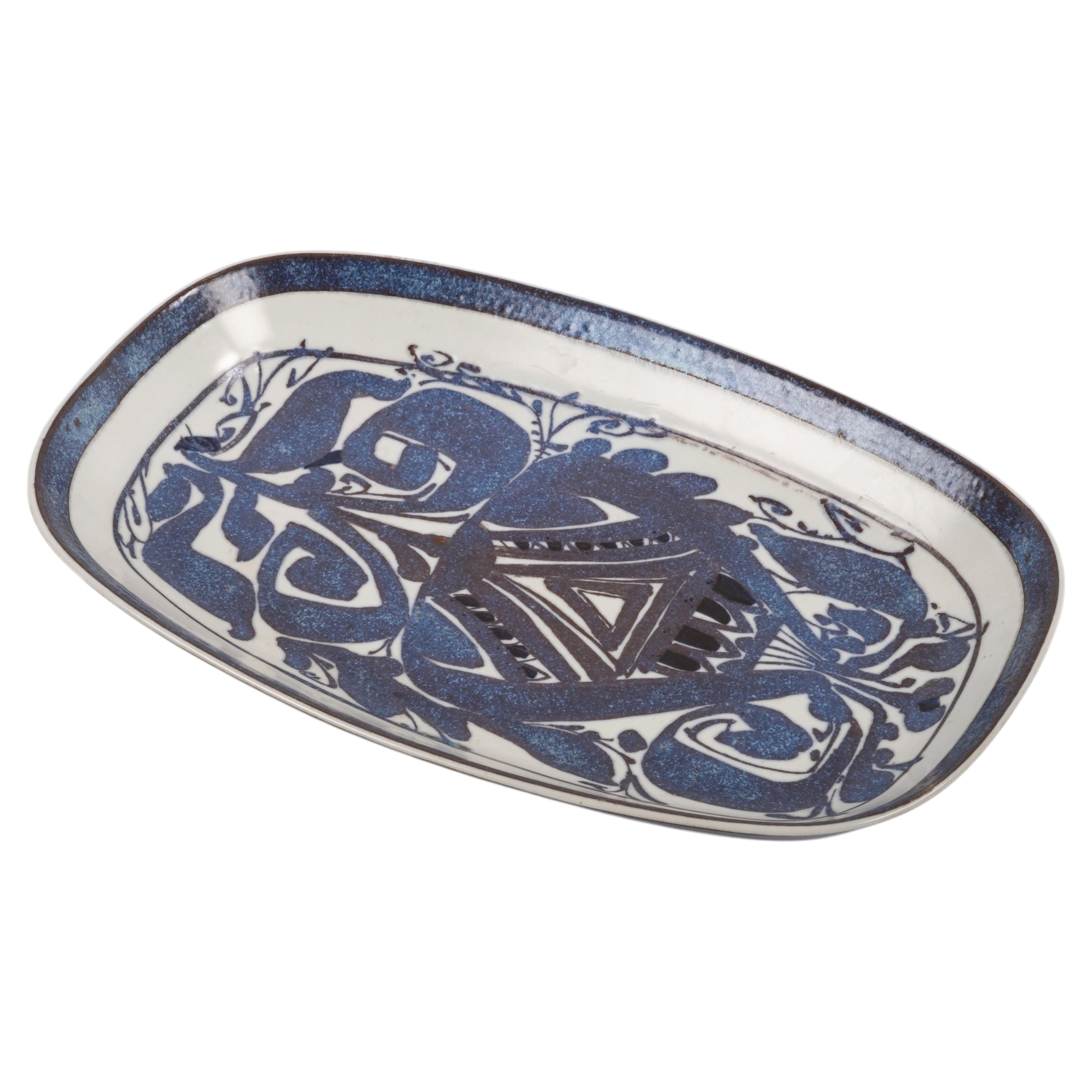 Royal Copenhagen Tenera Faience Bowl by Kari Christensen, 1960s For Sale