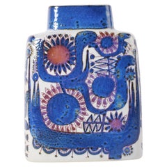 Royal Copenhagen Tenera Pillow Vase by Berte Jessen, Danish Mid-century Ceramic