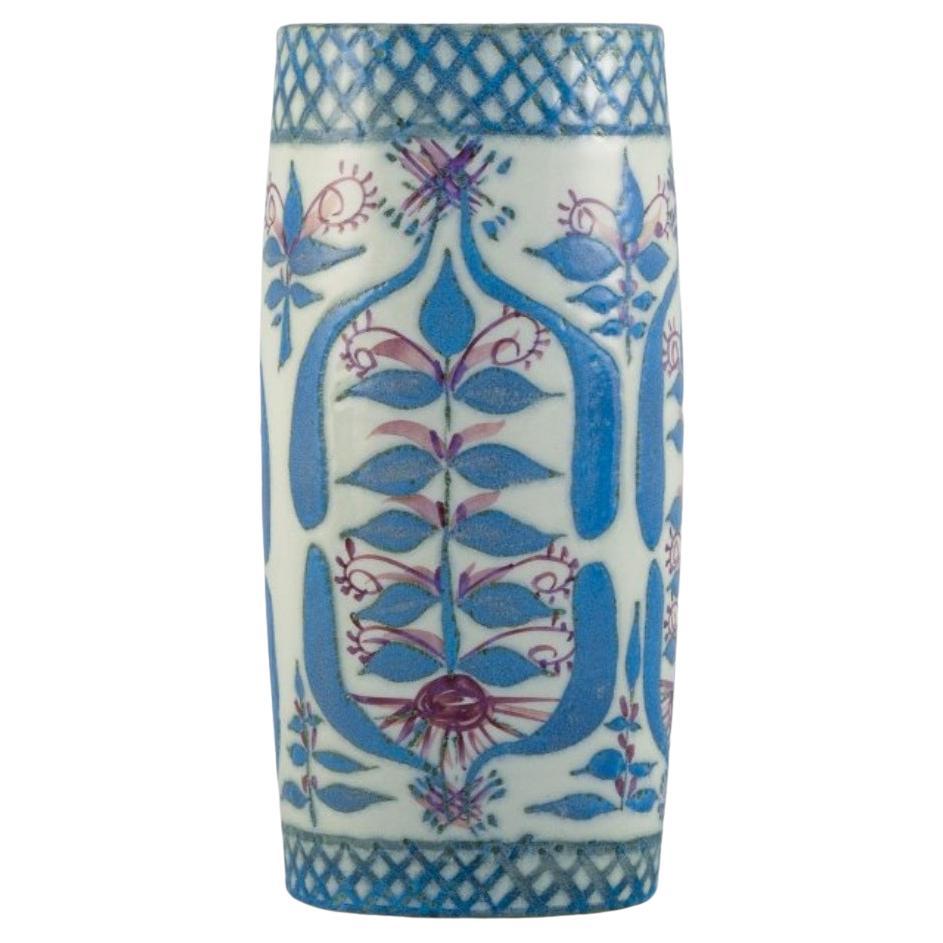 Royal Copenhagen, "Tenera" vase in earthenware. 1969-1974. For Sale