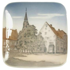 ROYAL COPENHAGEN - TORVET TØNDER - Vintage Collector Plate - Mid 20th Century