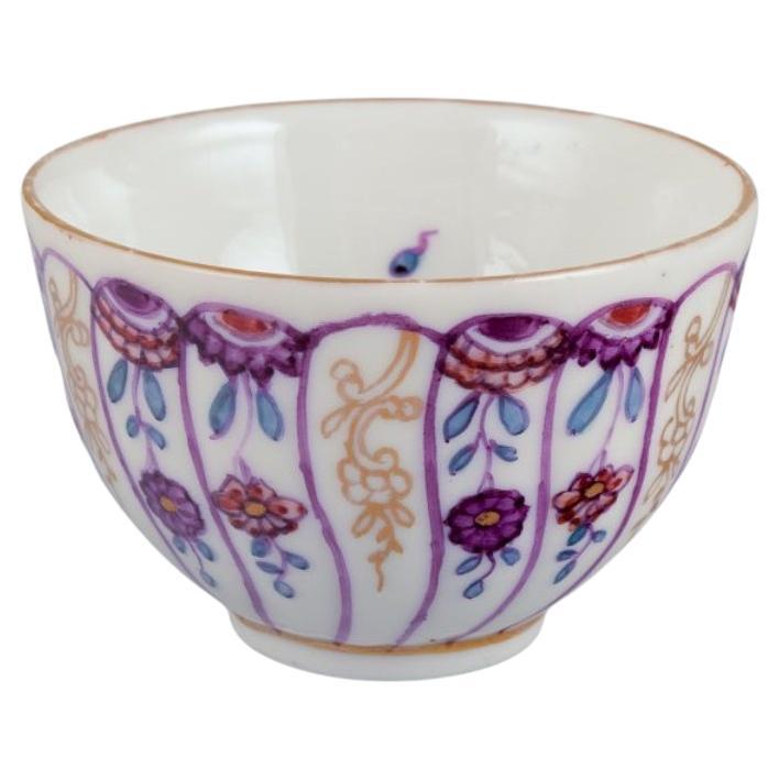 Royal Copenhagen. "Turkish coffee cup" in hand-painted porcelain. Museum quality For Sale