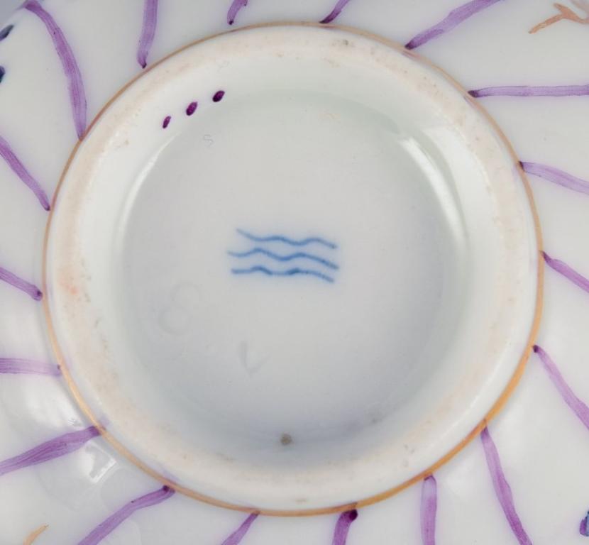 XVIIIe siècle Royal Copenhagen. Tasse basse turque en porcelaine. Qualité muséale, fin C.I.C. en vente
