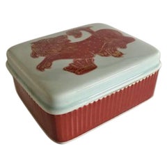 Royal Copenhagen Unique Lidded Box by Thorkild Olsen Vintage Royal Copenhagen Unique Lidded Box by Thorkild Olsen