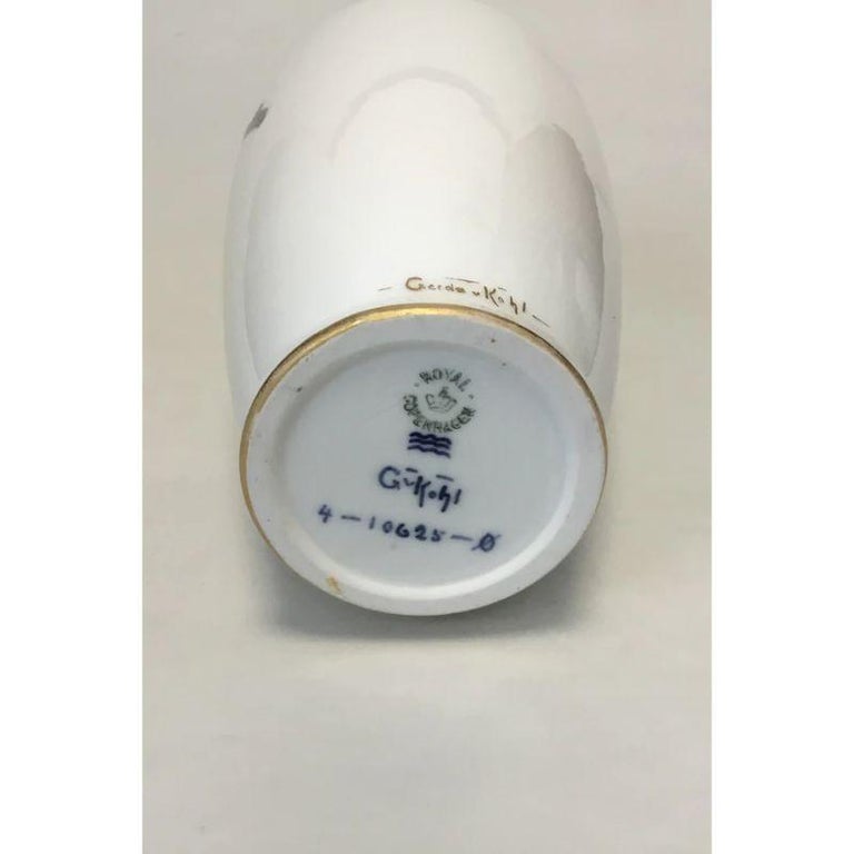 Royal Copenhagen Unique Vase by Gerda von Kohl No 10625 For Sale at 1stDibs