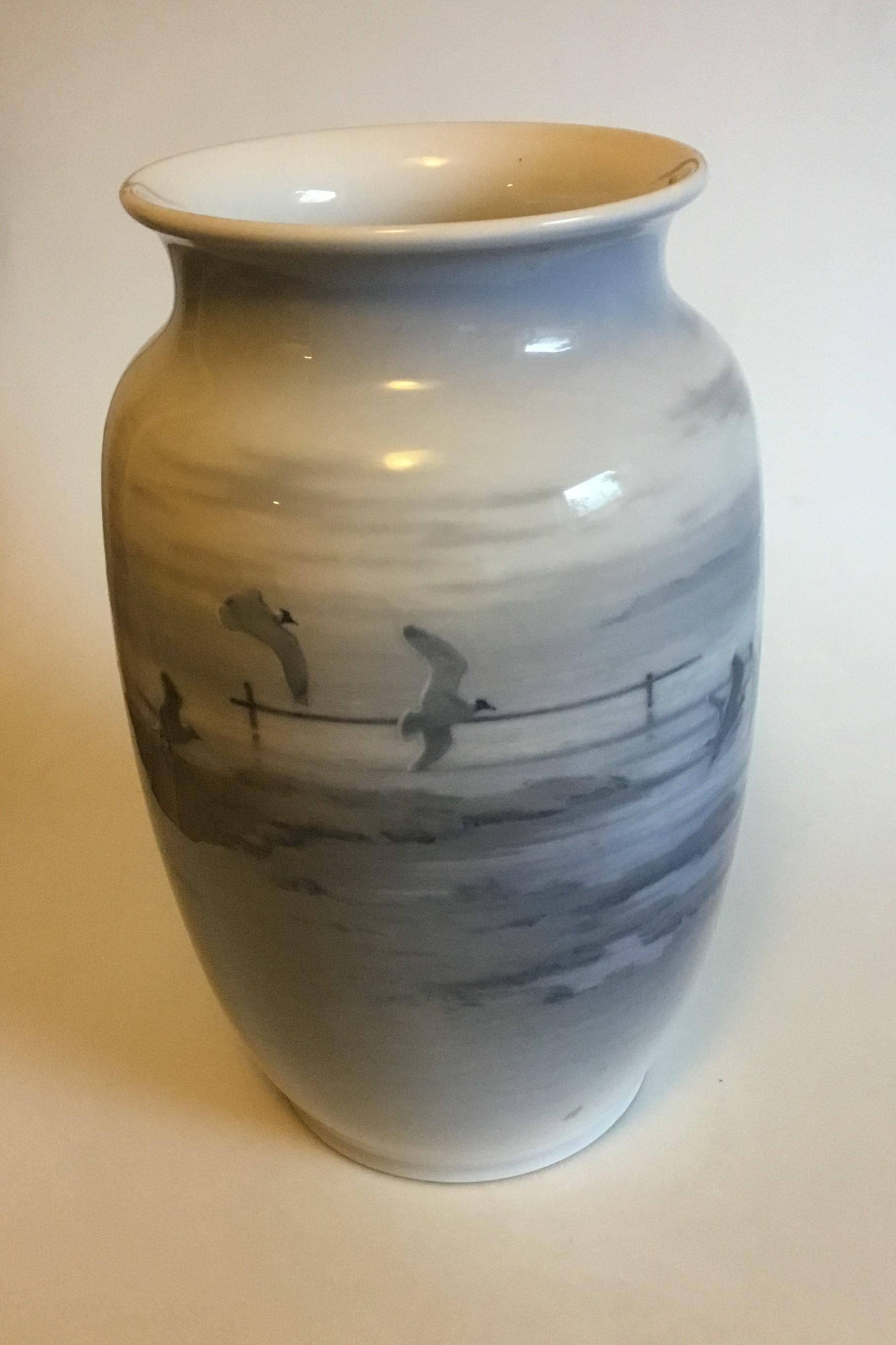 Art Nouveau Royal Copenhagen Unique Vase by Gotfred Rode from 1931 For Sale