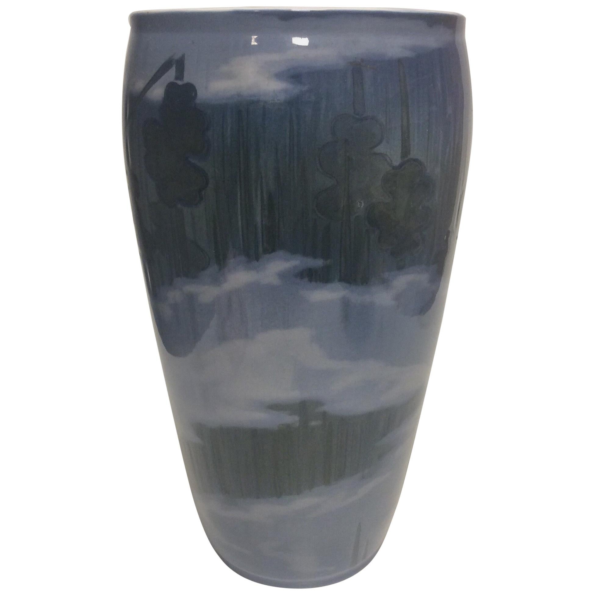 Royal Copenhagen Unique Vase by Johanne Louise Oppermann from April 1893  For Sale at 1stDibs