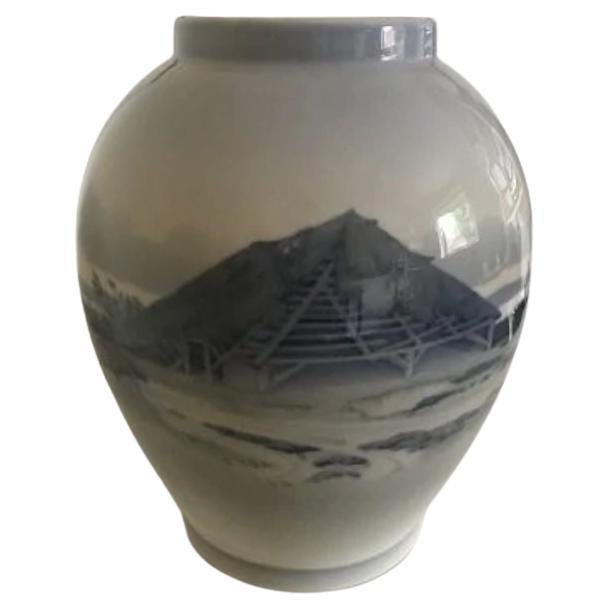 Royal Copenhagen Unique Vase by Richard Bøcher from 6th of January 1923 For Sale
