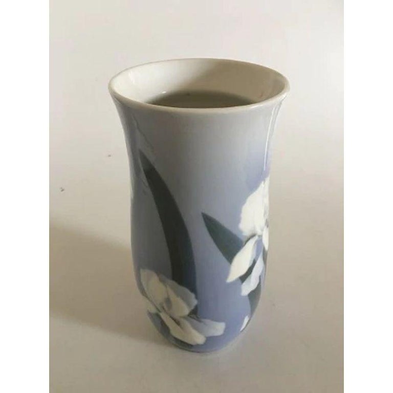 Royal Copenhagen Unique Vase from 1896 with Iris For Sale at 1stDibs