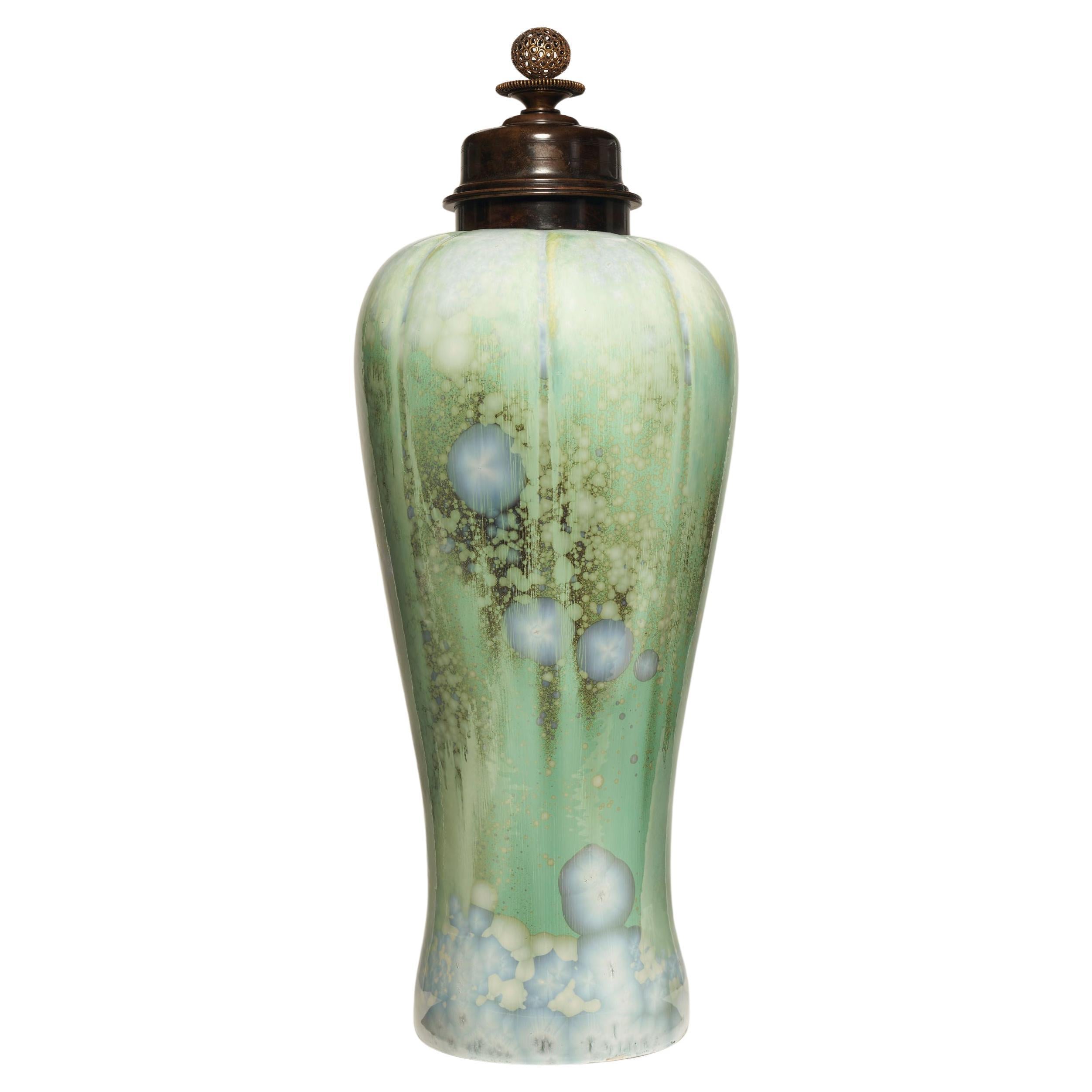 Royal Copenhagen Art Nouveau Vase by Knud Valdemar Engelhardt For Sale