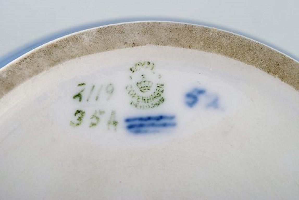 Royal Copenhagen Vase in Hand Painted Porcelain with Sailboat, 1930s-1940s 2