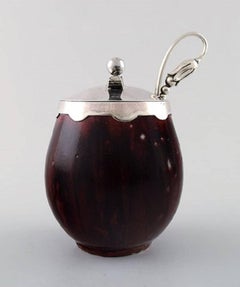 Royal Copenhagen, Georg Jensen, Erik Magnussen, Jam Jar of Stoneware
