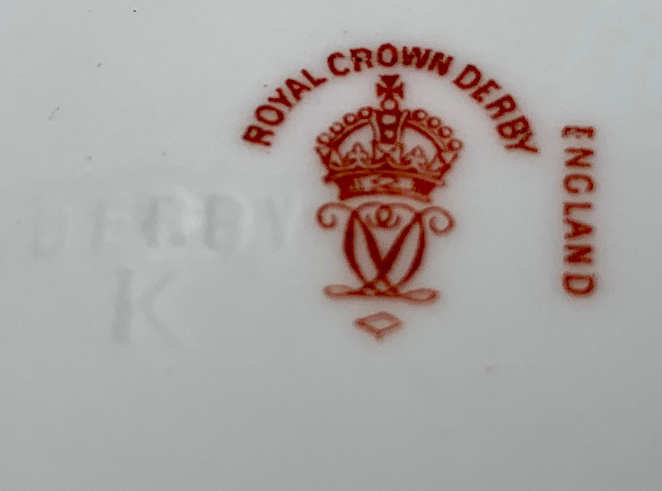 Japonisme Royal Crown Derby Porcelain Plate 