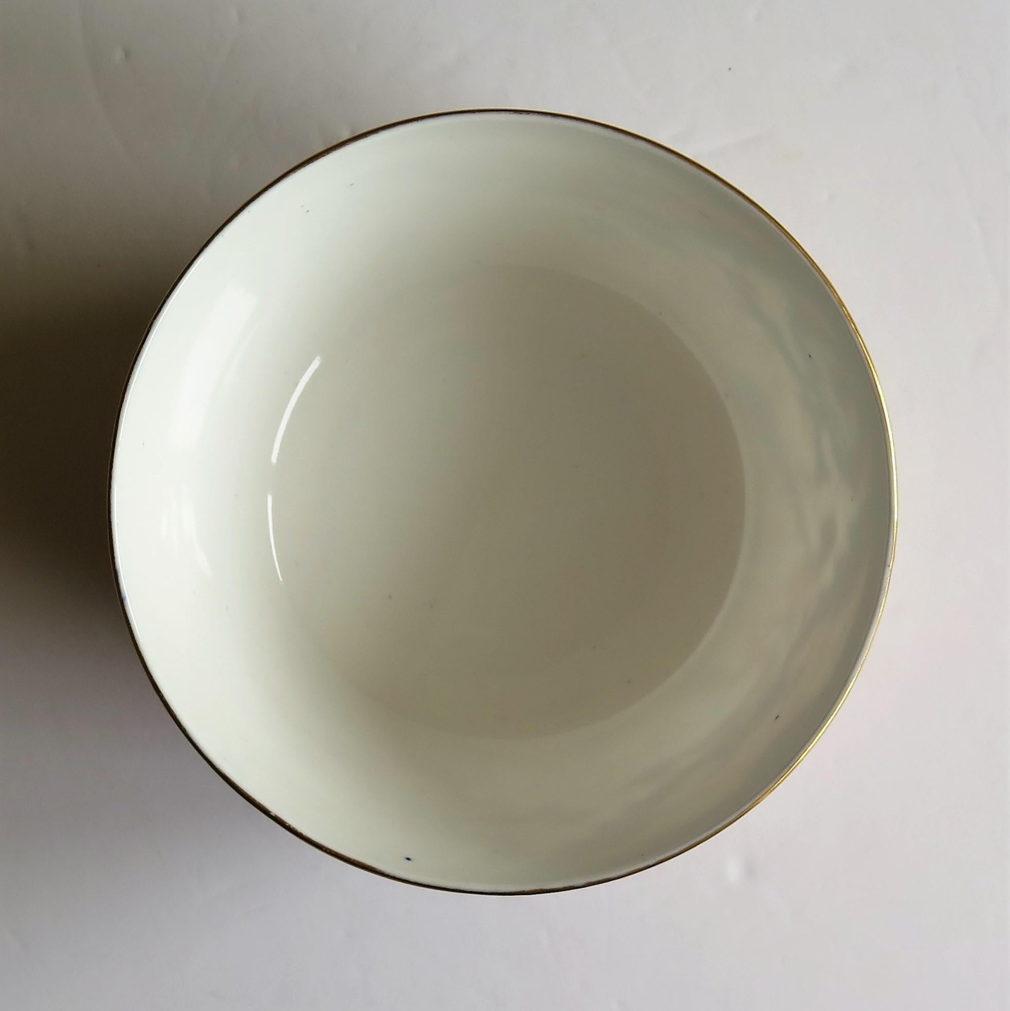 Royal Crown Derby Deep Porcelain Bowl in King's Pattern No. 383, 19th Century 2