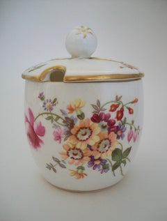 Royal Crown Derby, Derby Posies Jam Jar, United Kingdom, circa 1923-1953