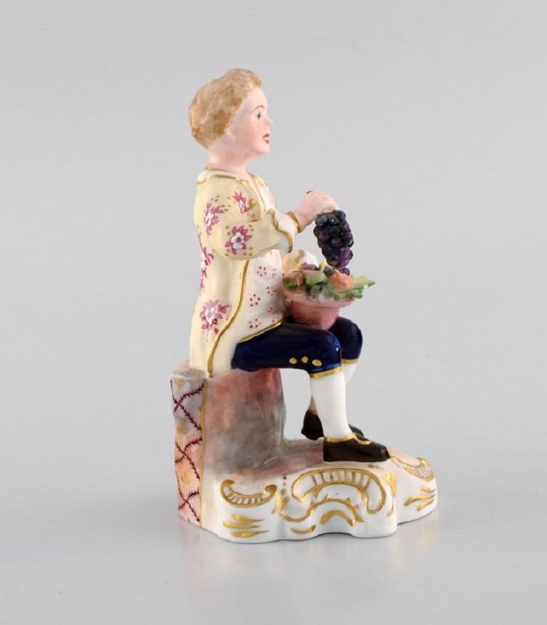 Royal Crown Derby, England, Hand-Painted Porcelain Figure, 