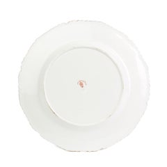 Royal Crown Derby Hand Painted Cabinet Plate by WJE Dean 1917