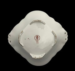 Royal Crown Derby Hand painted Imari Style Porcelain Small Basket