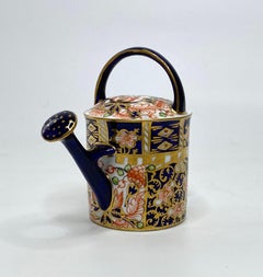 Royal Crown Derby miniature watering can, d. 1922.