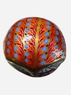 Royal Crown Derby Porcelain Imari Stil Eule Figur Briefbeschwerer