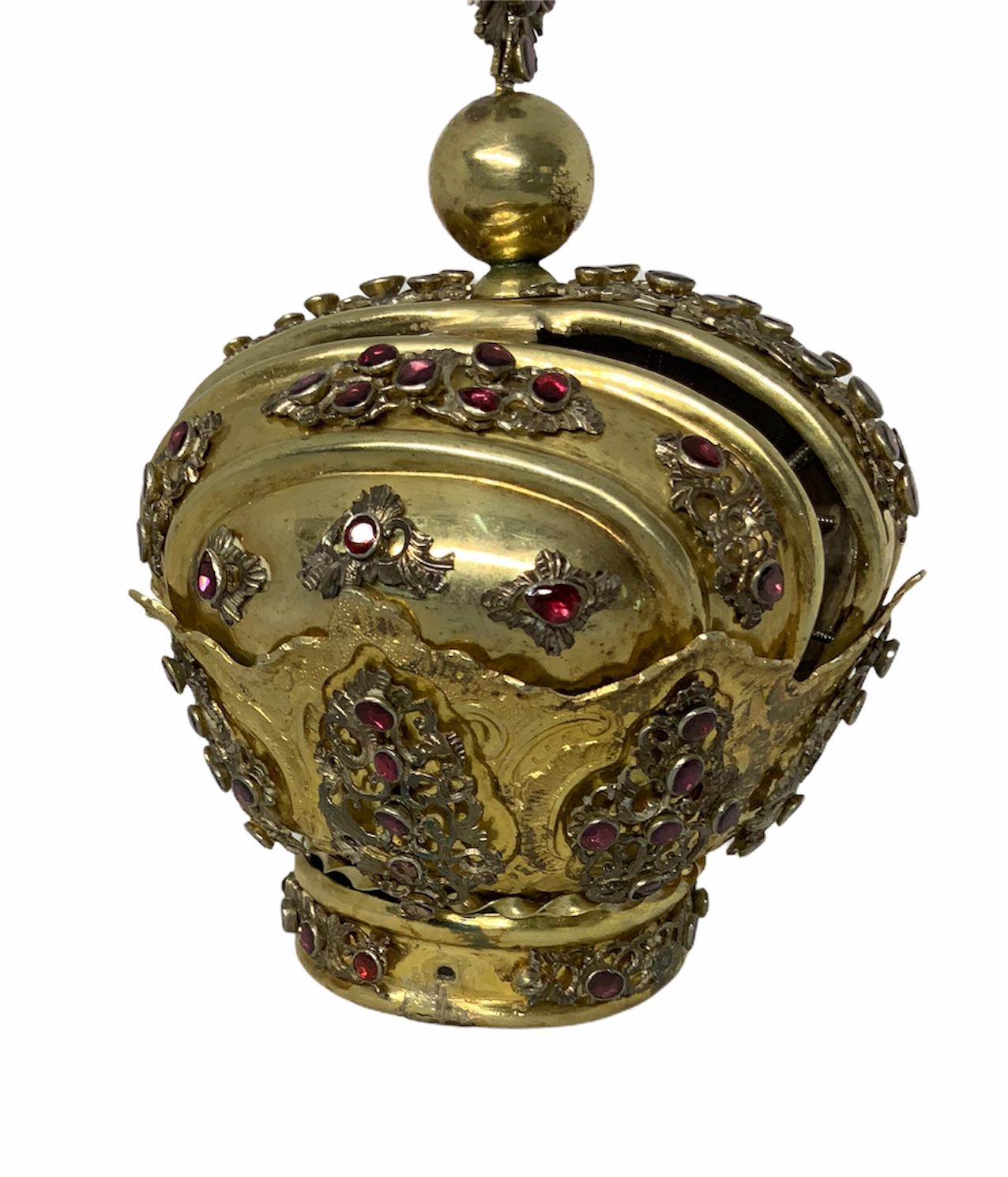 European Royal Crown for Santo or Infant Jesus of Prague