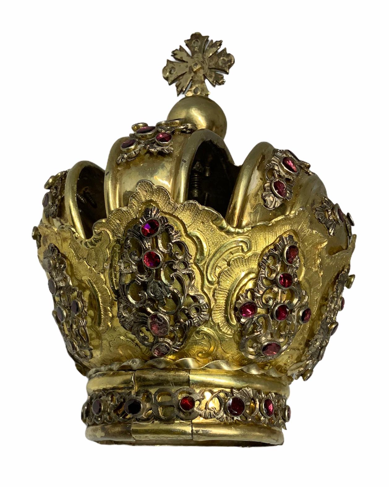 Royal Crown for Santo or Infant Jesus of Prague In Good Condition In Guaynabo, PR