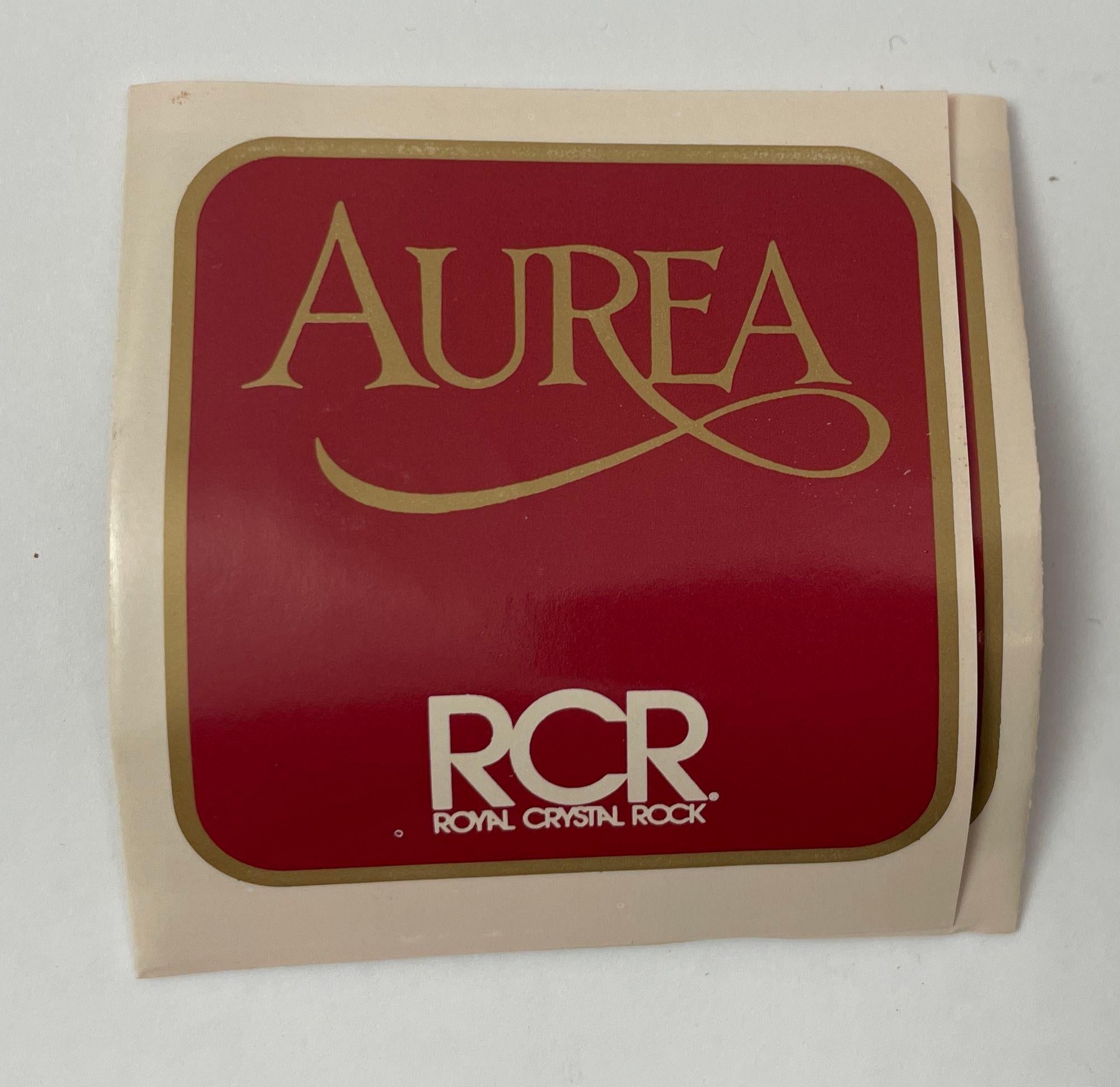Royal Crystal Rock Aurea Tumbler Highball Glasses in Box Vintage Set of 6 in vendita 3