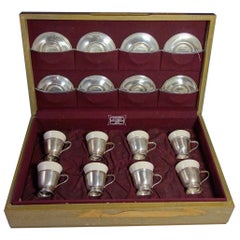 Royal Danish by International Sterling Silver Demitasse Cup Set 24-Piece