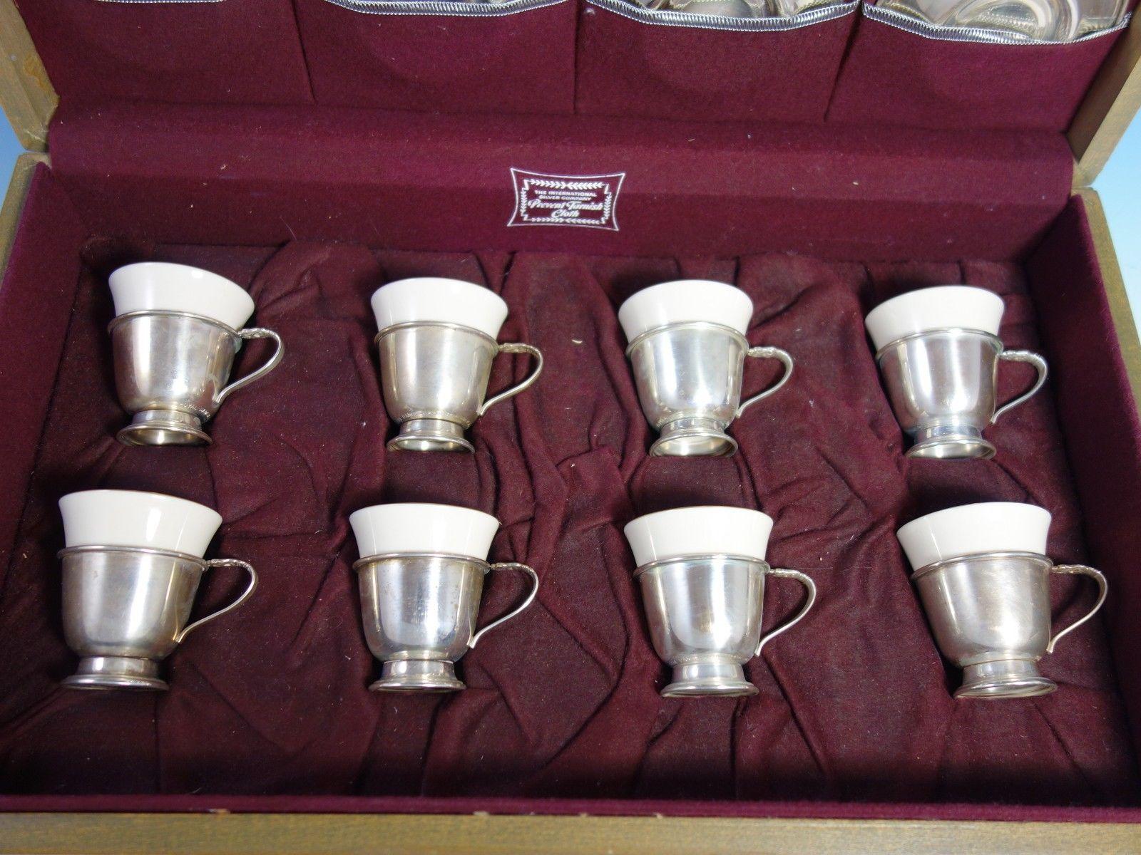 American Royal Danish by International Sterling Silver Demitasse Cup Set 24-Piece