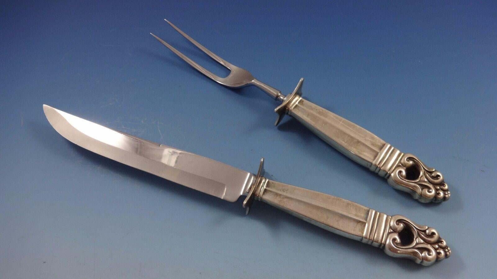 Royal Danish by International Sterling Silver Bestecksatz 8 Service 65 Pieces im Angebot 1