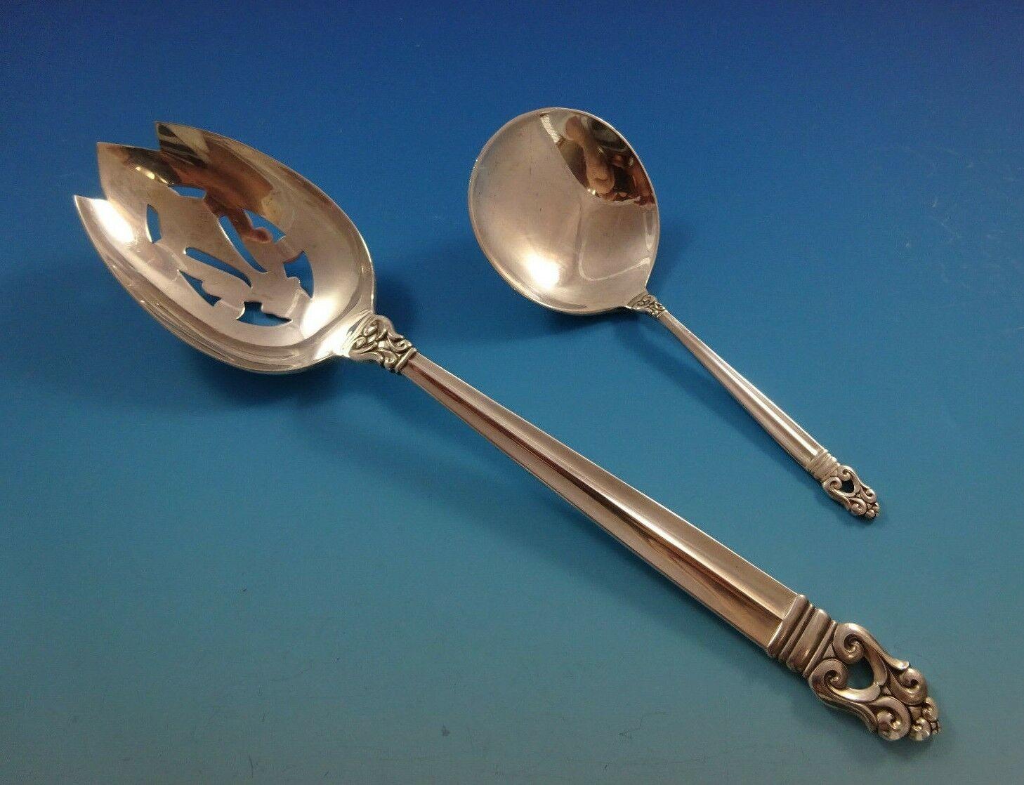 Royal Danish by International Sterling Silver Flatware Set 8 Service 81 Pieces For Sale 4