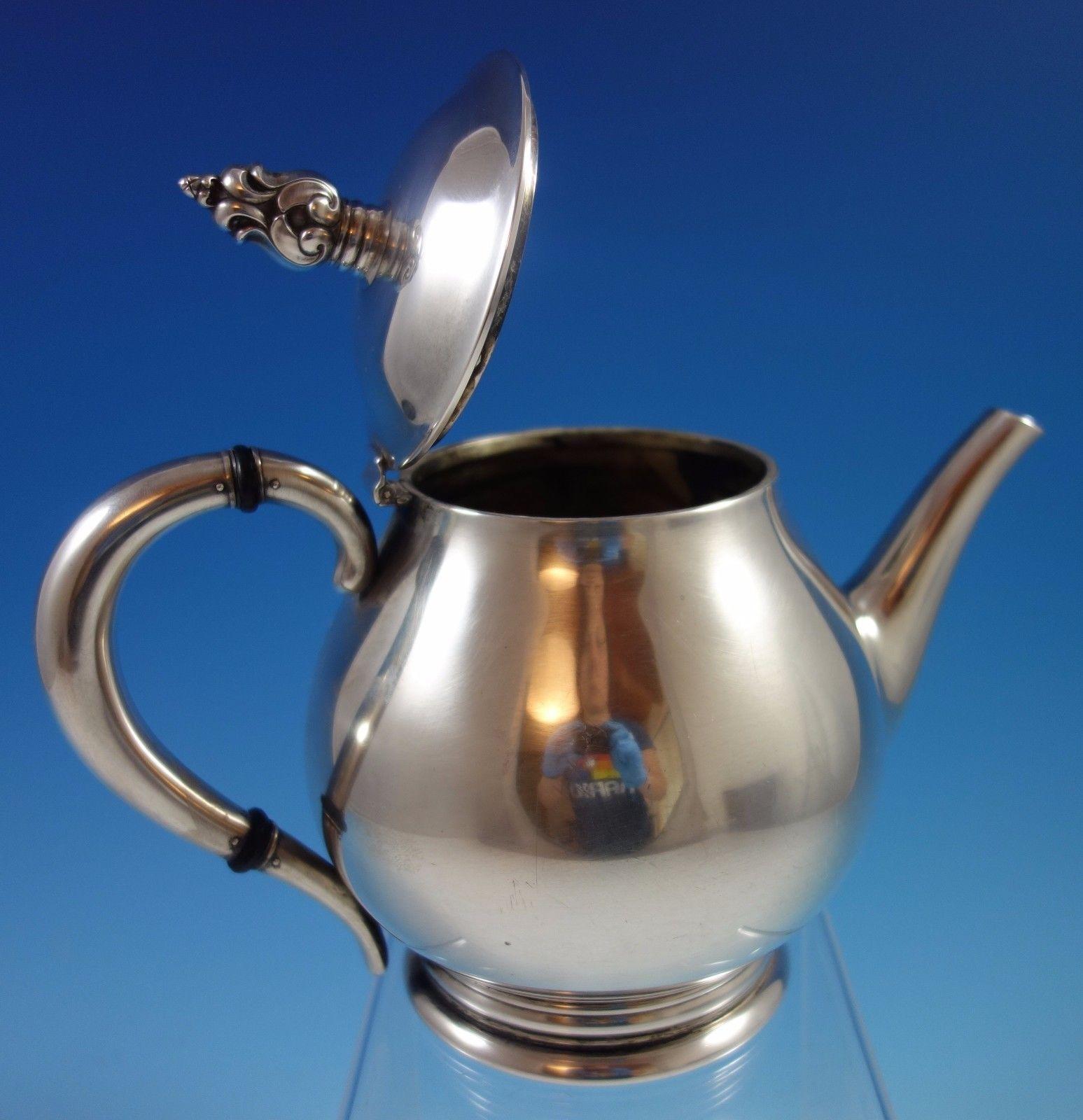 20th Century Royal Danish by International Sterling Silver Tea Pot #13002