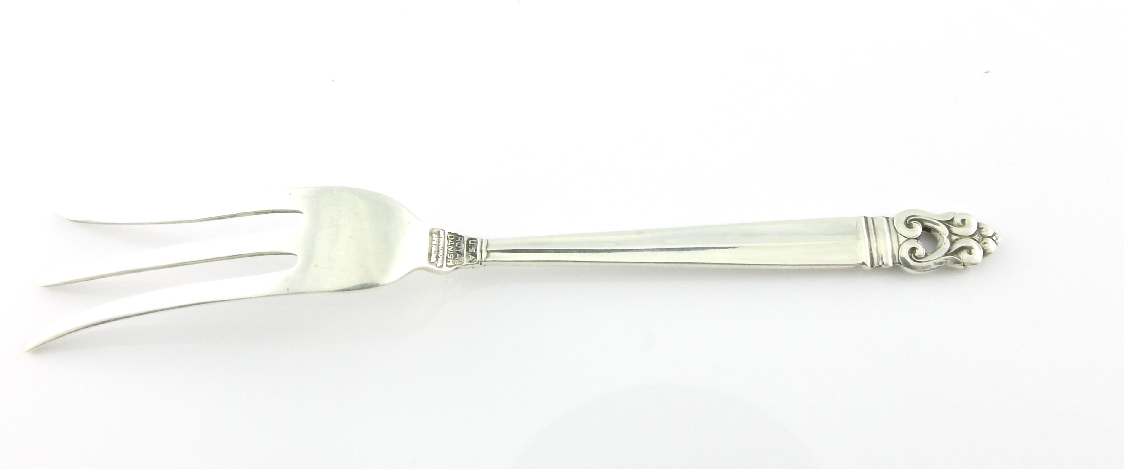 Royal Danish International Sterling Silver 3 Prong Lemon Fork 1
