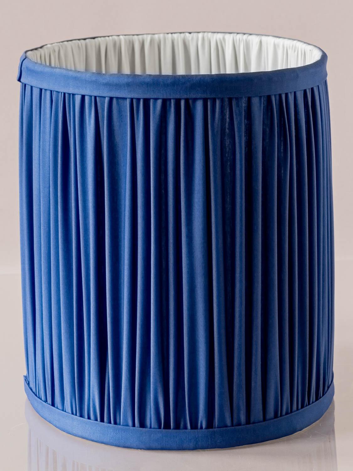 Lampade da tavolo Royal Delft Blu Luigi XV 1978-1979 con nuovi paralumi plissettati Cobalto in vendita 2
