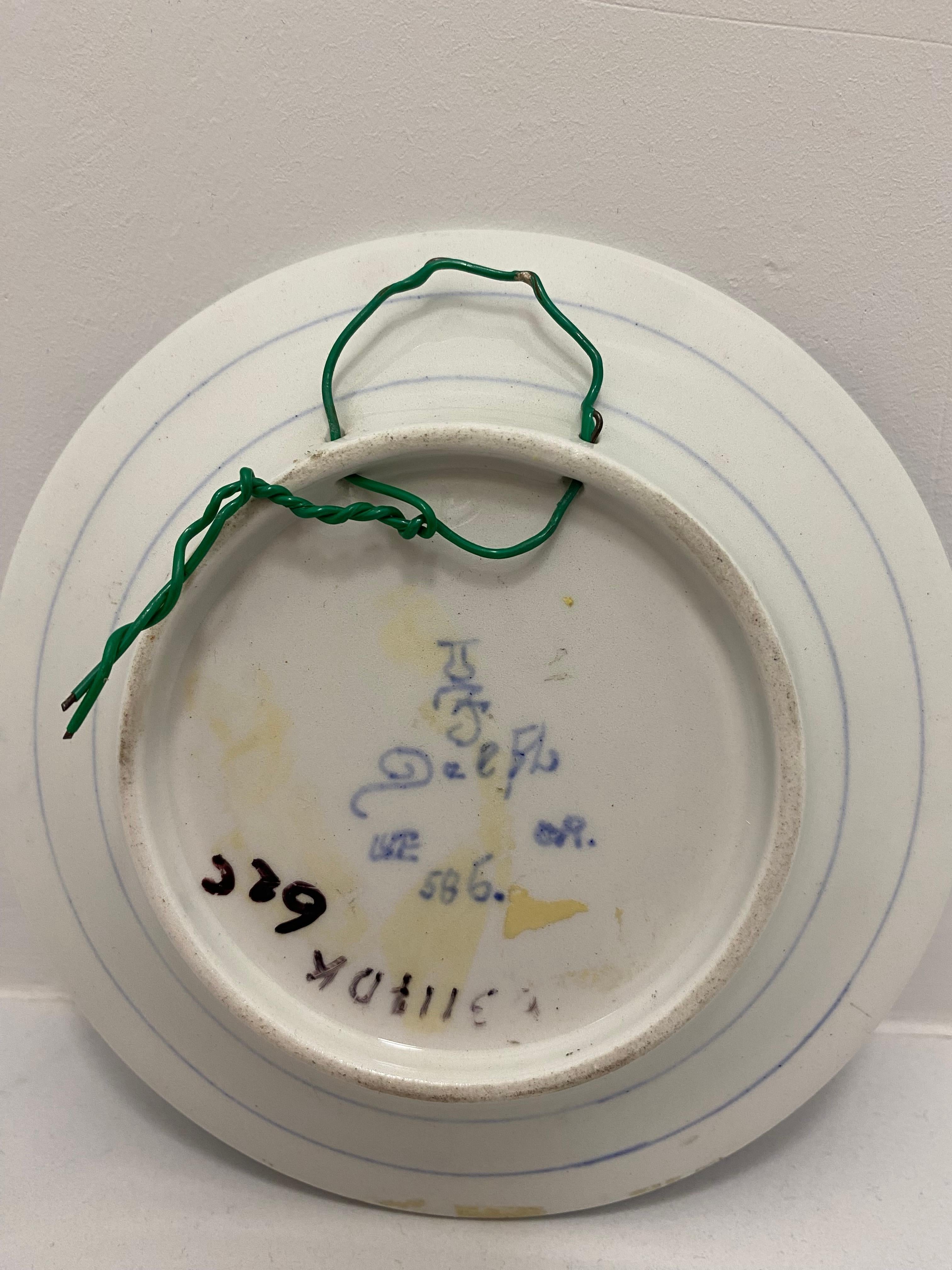 Plato azul Royal Delft de Porceleyne Fles en Bueno estado para la venta en Waddinxveen, ZH