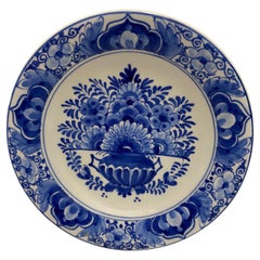 Royal Delft Blue Plate by Porceleyne Fles