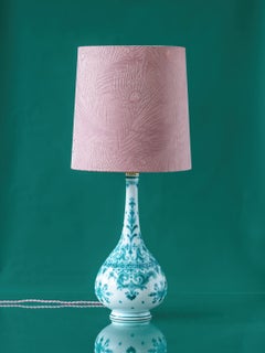 Lámpara de mesa Royal Delft Delvert (verde) (1968-1976) con pantalla New Liberty London