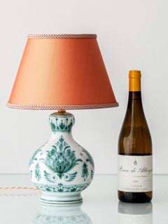 Lampada da tavolo in ceramica botanica Royal Delft Delvert Teal, 1970