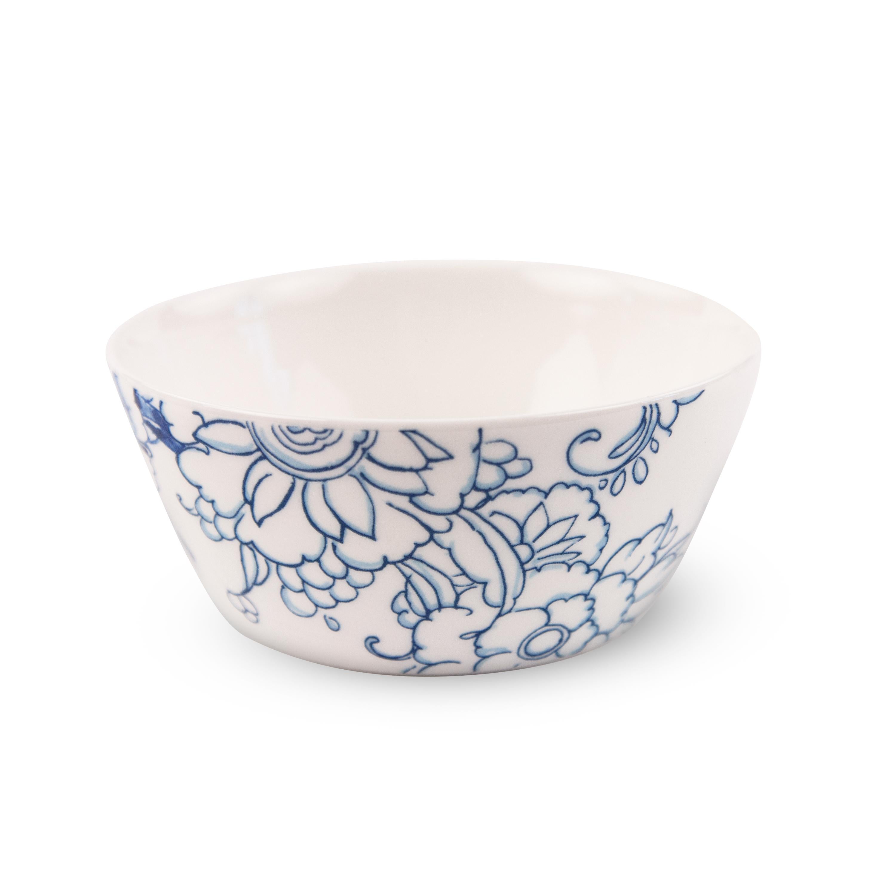Contemporary Royal Delft hand made porcelain Dinnerware Set of 24 pieces For Sale