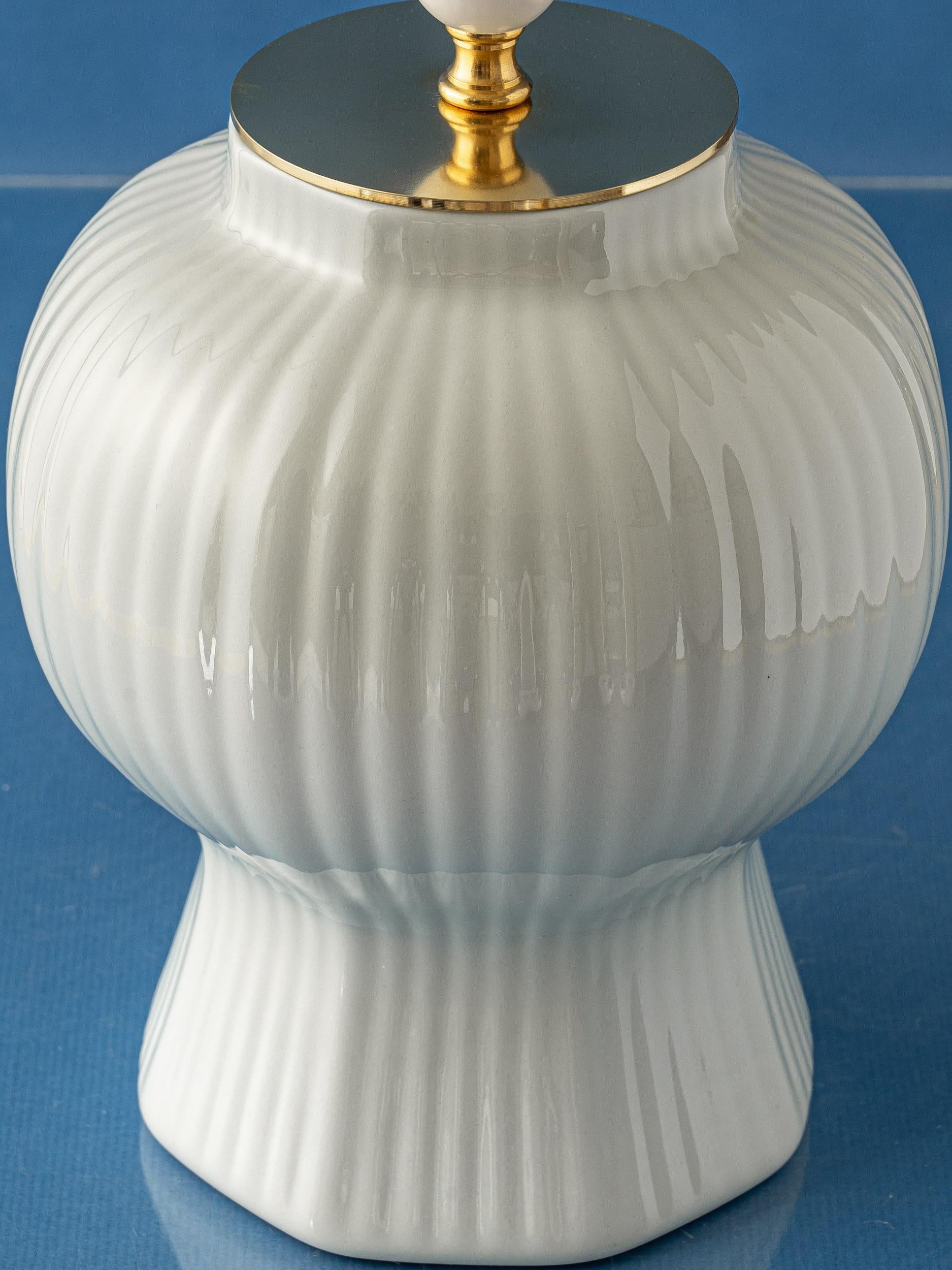 Lampada da tavolo Royal Delft con paralume con stampa Revival Heritage, su ordinazione in vendita 1