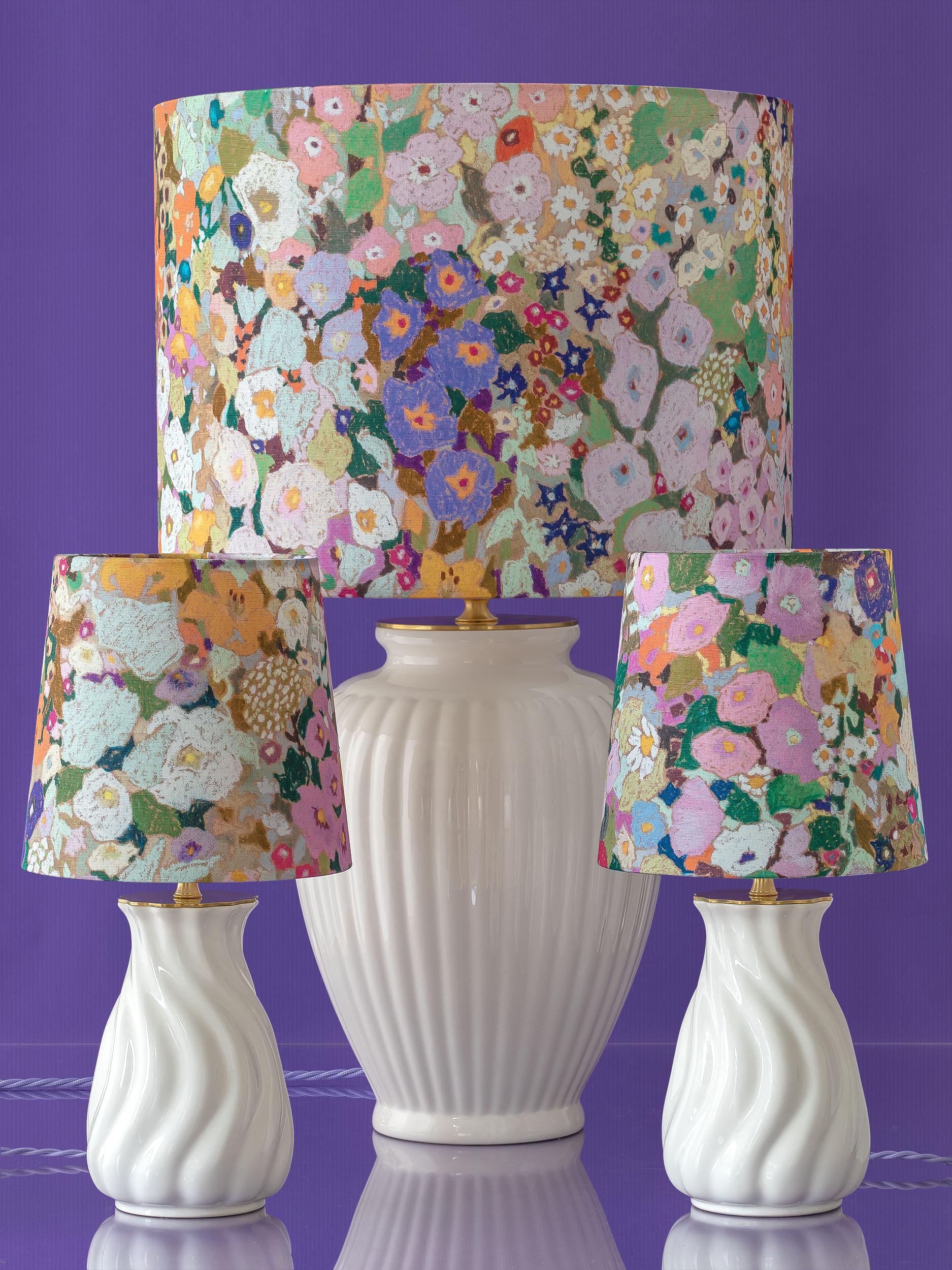 Royal Delft Delfts Wit Table Lamp (1930s) with New House of Hackney Shade For Sale 6