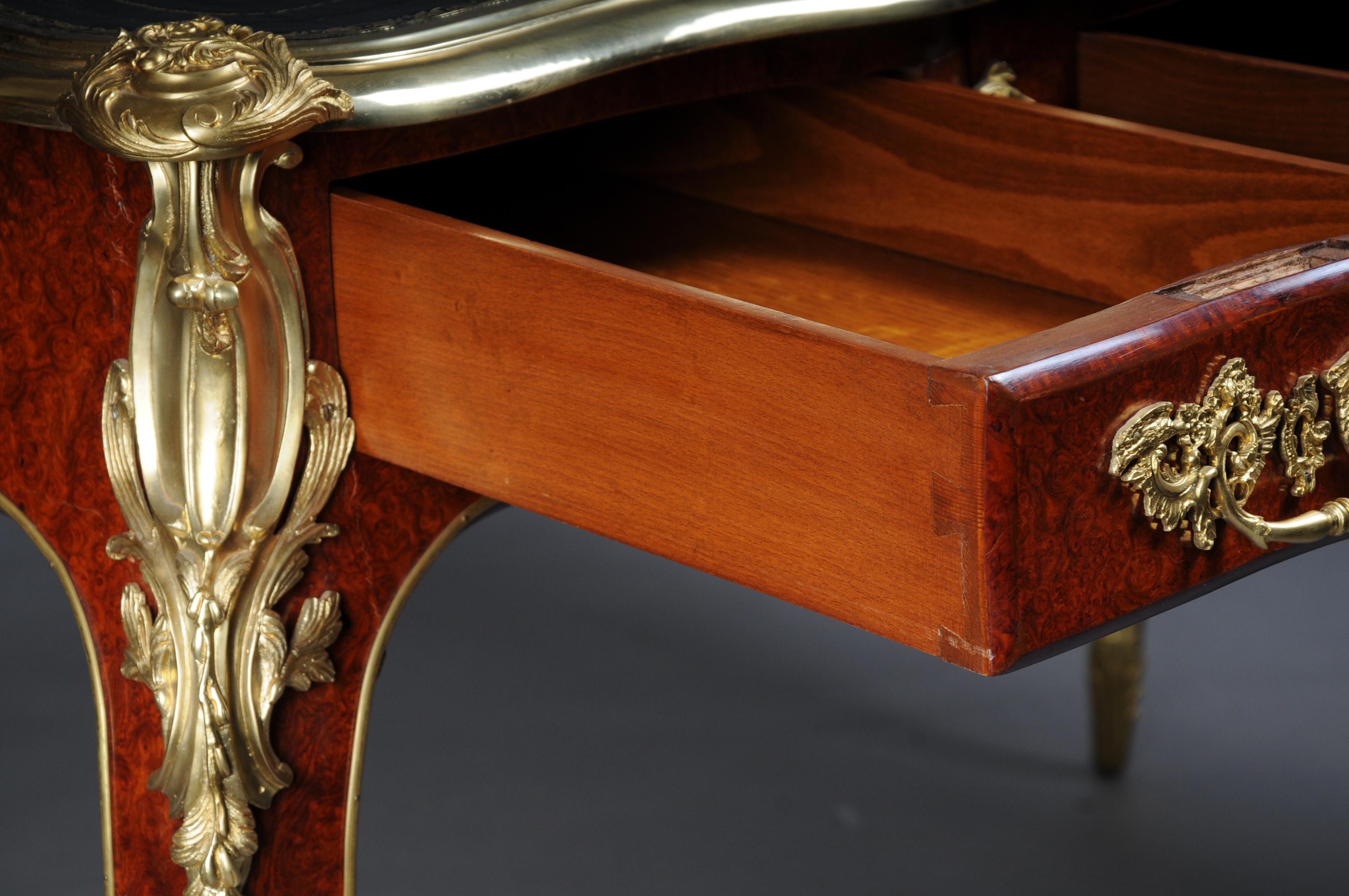 Royal desk / bureau plat in Louis XV style For Sale 1