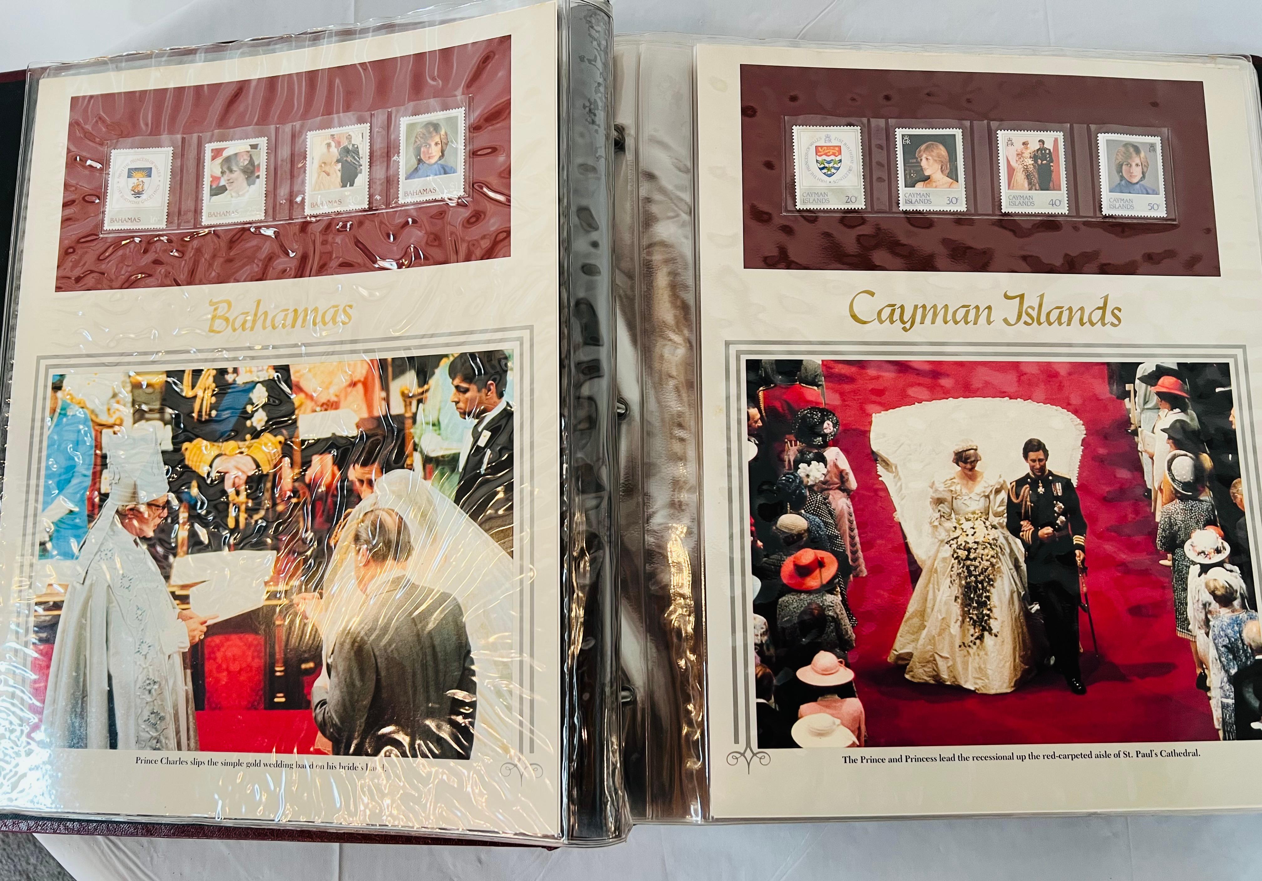 Royal Diana and Charles 's Wedding Philatelic Panels Collection 125 Stamps For Sale 4