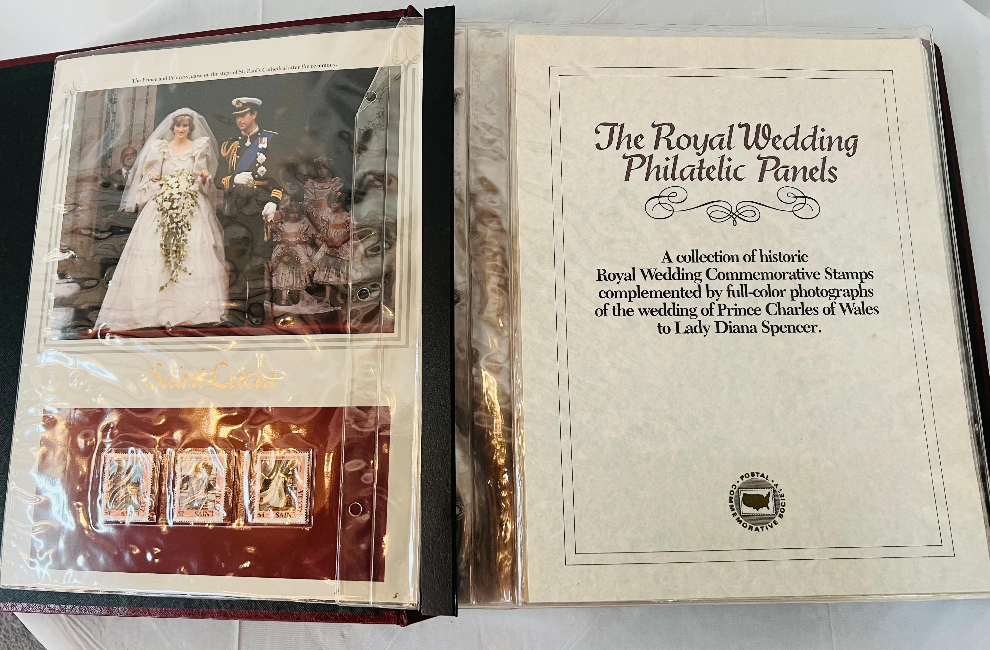 royal wedding 1981 stamp album