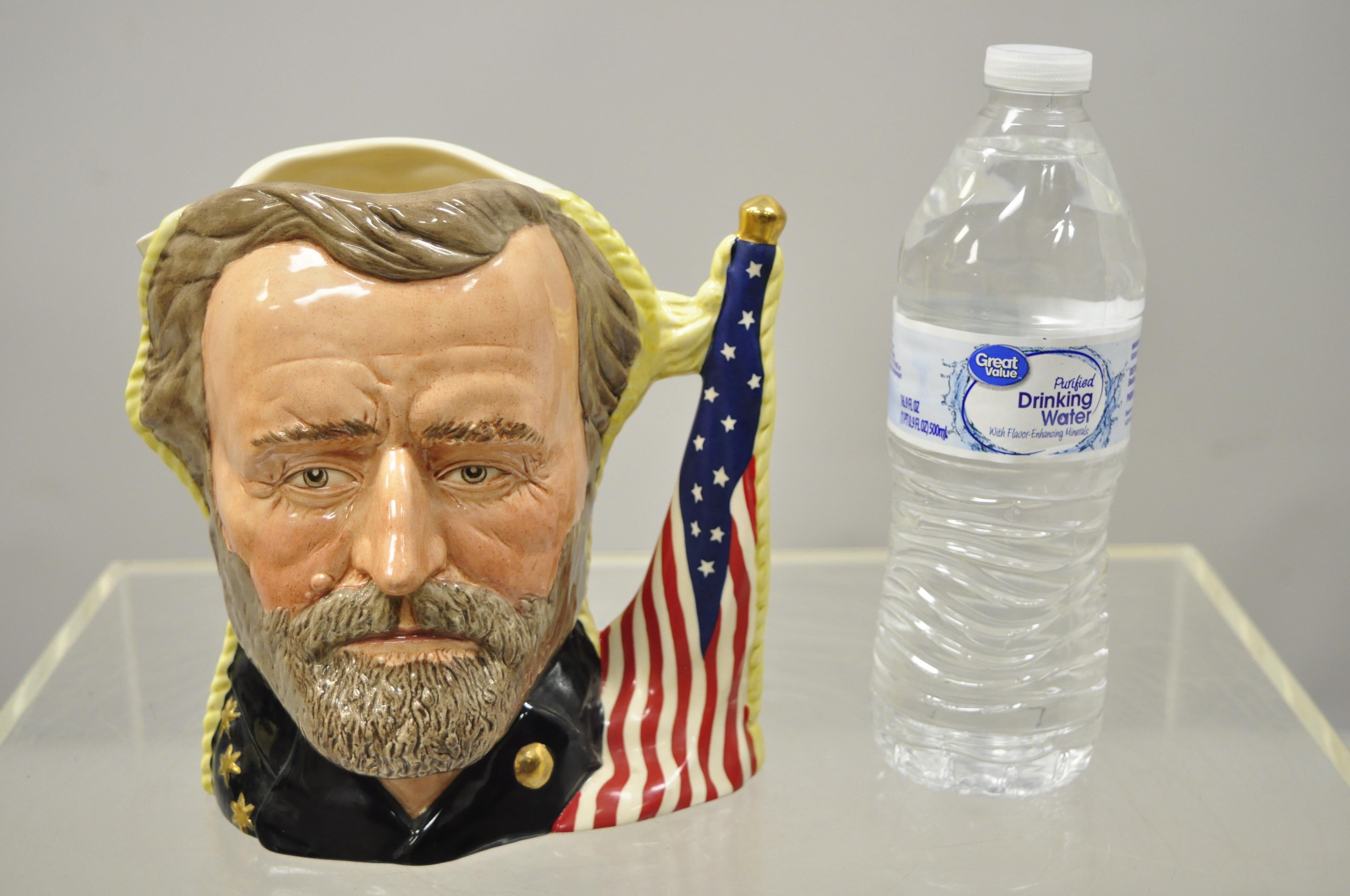 Royal Doulton Antagonists Collection Ulysses S. Grant Robert E. Lee Toby Mug 2