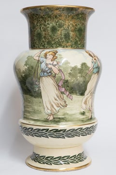 Royal Doulton Antique Hand Painted Exposition Vase