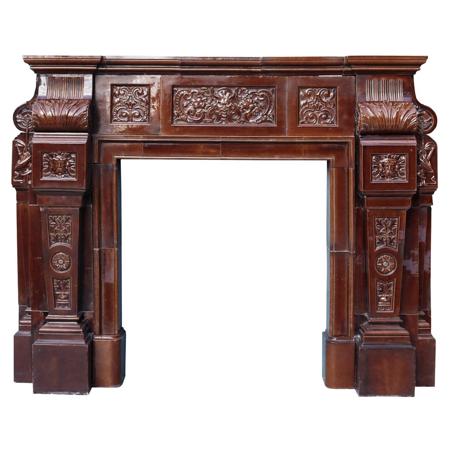 Royal Doulton Antique Large Ceramic Mantel
