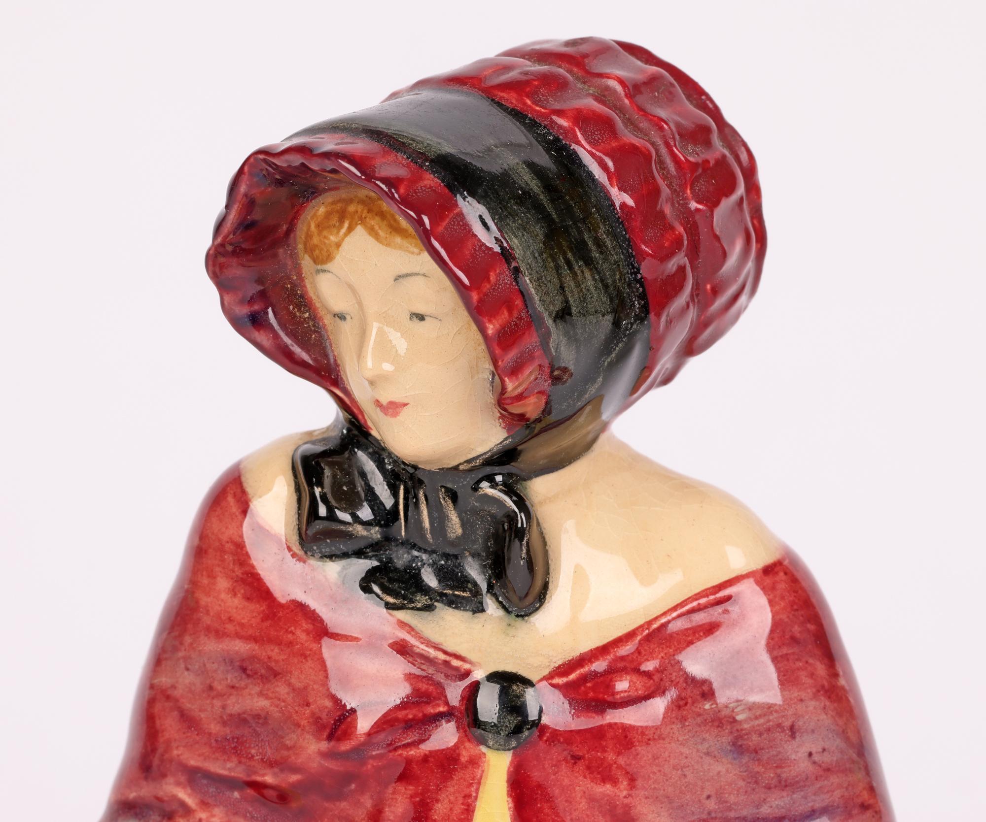 Anglais Figure de poterie The Parsons Daughter de Royal Doulton Art Déco HN564 en vente