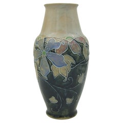 Antique Royal Doulton Art Nouveau Stoneware Vase by Joan Honey